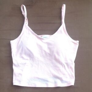 PINK Victoria's Secret Rib Knit Crop Cami